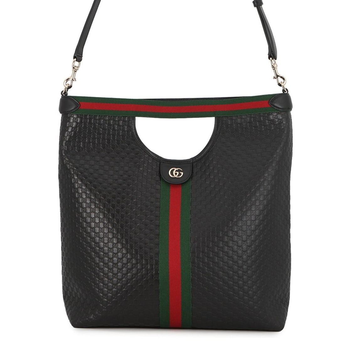 Gucci Ophidia GG Supreme Giglio Large Tote Bag (Japan Limited Edition, 865452) - Web 2-way Shoulder: --- Catalog ---Category: SizeSize (HxWxD): 39cm x 34cm x 15cm / 15.35'' x 13.38'' x 5.9''Category: DesignType: Handbag, Tote bagColor: BlackGender: WomenMaterial: Leather Outer Pocket: Belt Hardware C