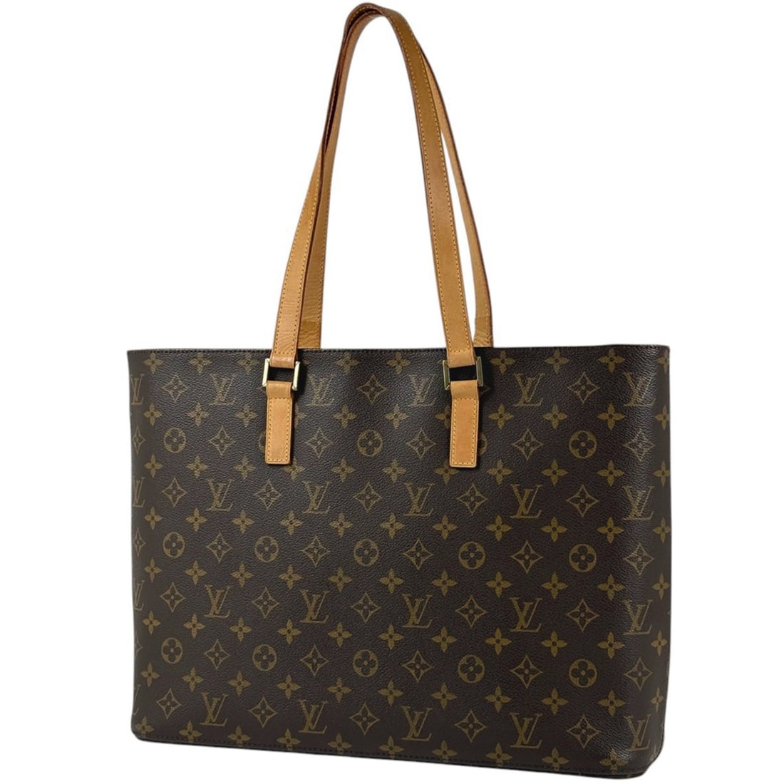 Louis Vuitton Luco Shoulder Bag/Tote Bag, Monogram Brown, M51155, Women's: --- Catalog ---Category: SizeSize (HxWxD): 30cm x 40cm x 10cm / 11.81'' x 15.74'' x 3.93''Category: DesignType: Shoulder bag, Tote bagColor: BrownGender: WomenMaterial: Monogram Category: GeneralBrand