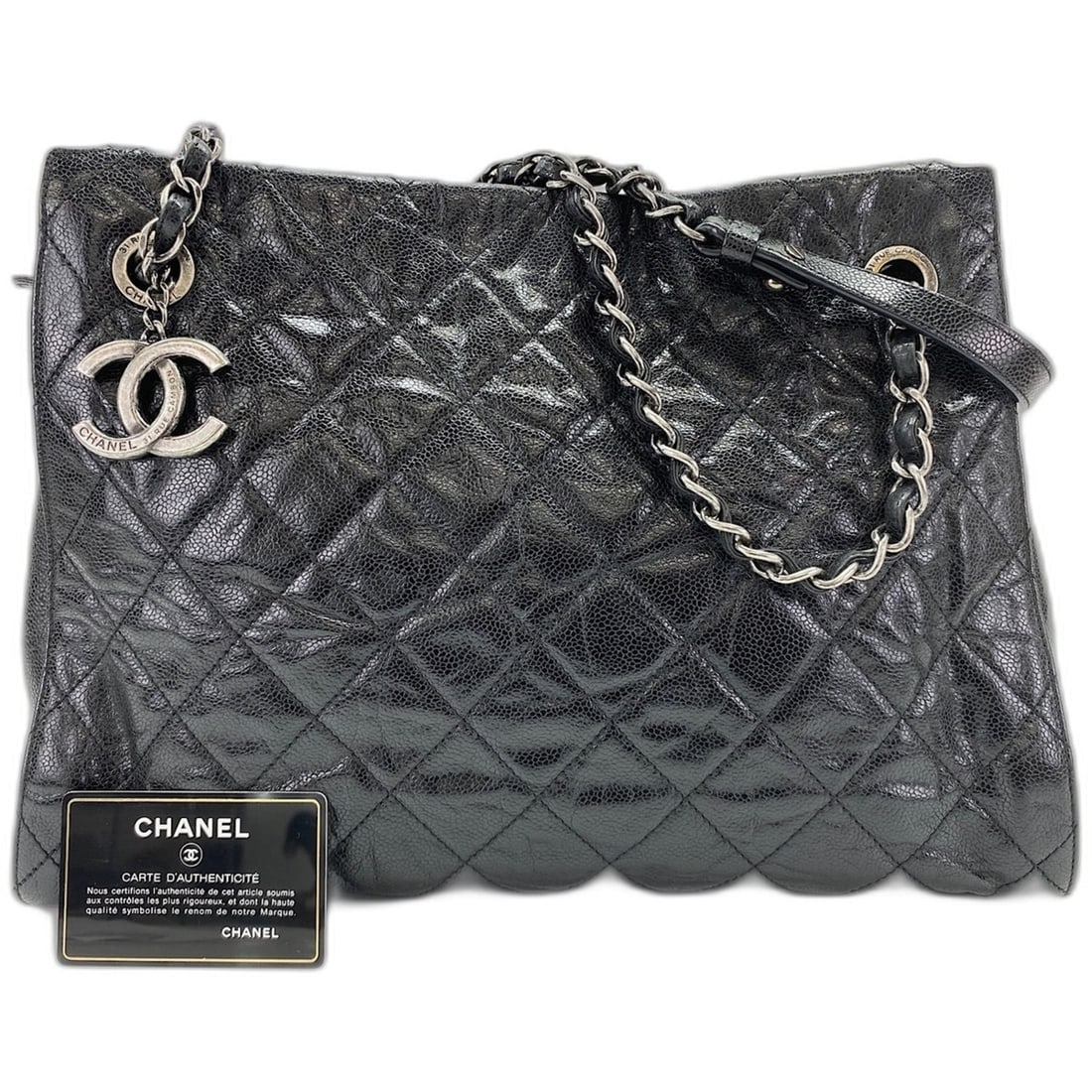 Chanel Matelassé Shoulder Bag, Black (1 of 14)