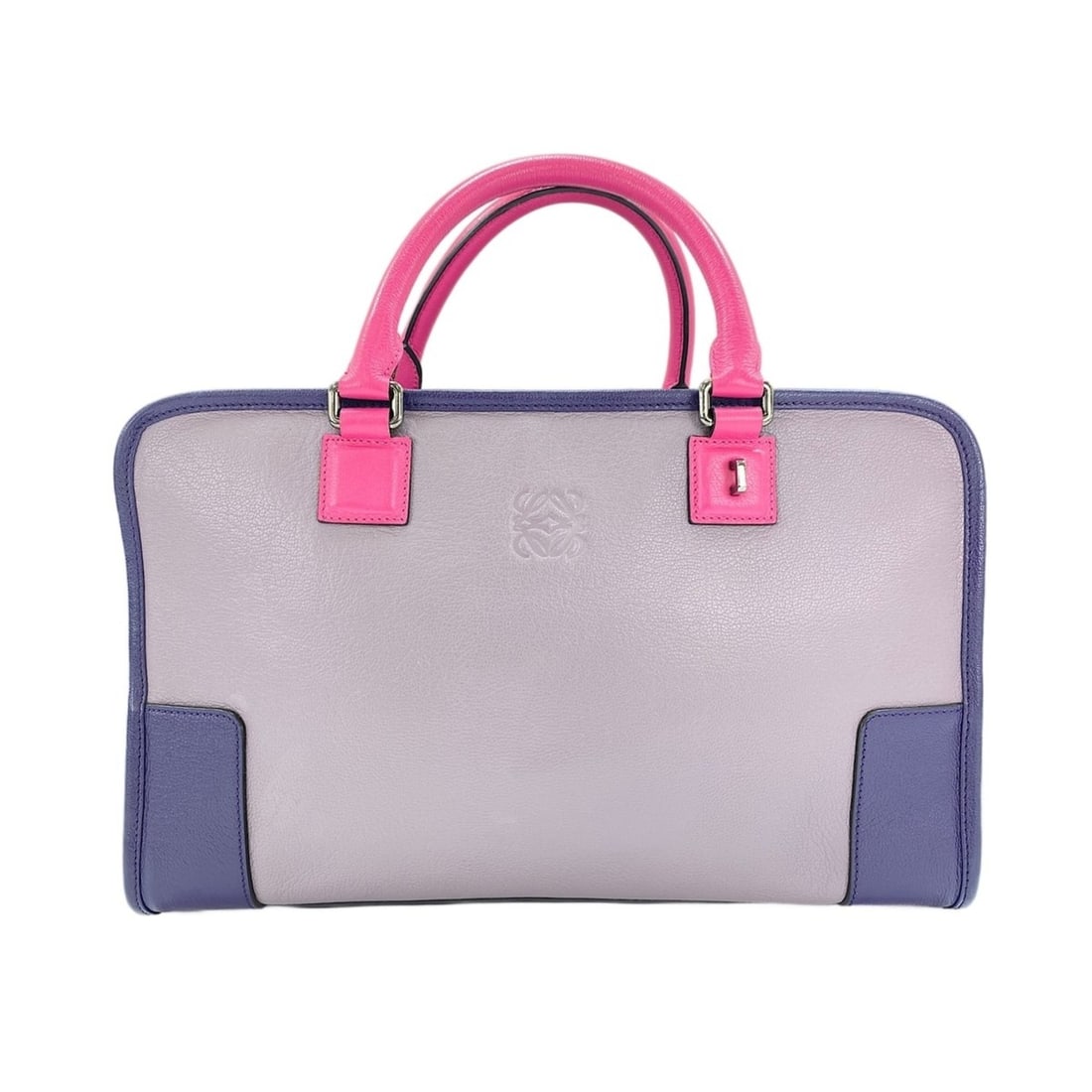 Loewe Amazona 36 handbag, purple: --- Catalog ---Category: SizeSize (HxWxD): 22cm x 35cm x 14cm / 8.66'' x 13.77'' x 5.51''Category: DesignType: HandbagColor: PurpleGender: WomenCategory: GeneralBrand: LoeweCountry of Origin: Spain---