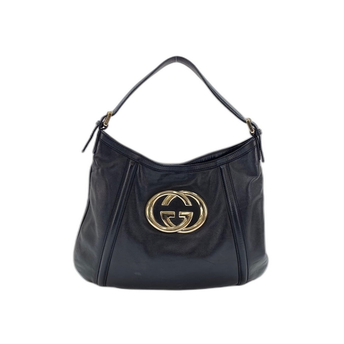 Gucci Interlocking G Shoulder Bag, Black: --- Catalog ---Category: SizeSize (HxWxD): 30cm x 41cm x 1cm / 11.81'' x 16.14'' x 0.39''Category: DesignType: Shoulder bagColor: BlackGender: Women,MenCategory: GeneralBrand: GucciCountry of Origin: 