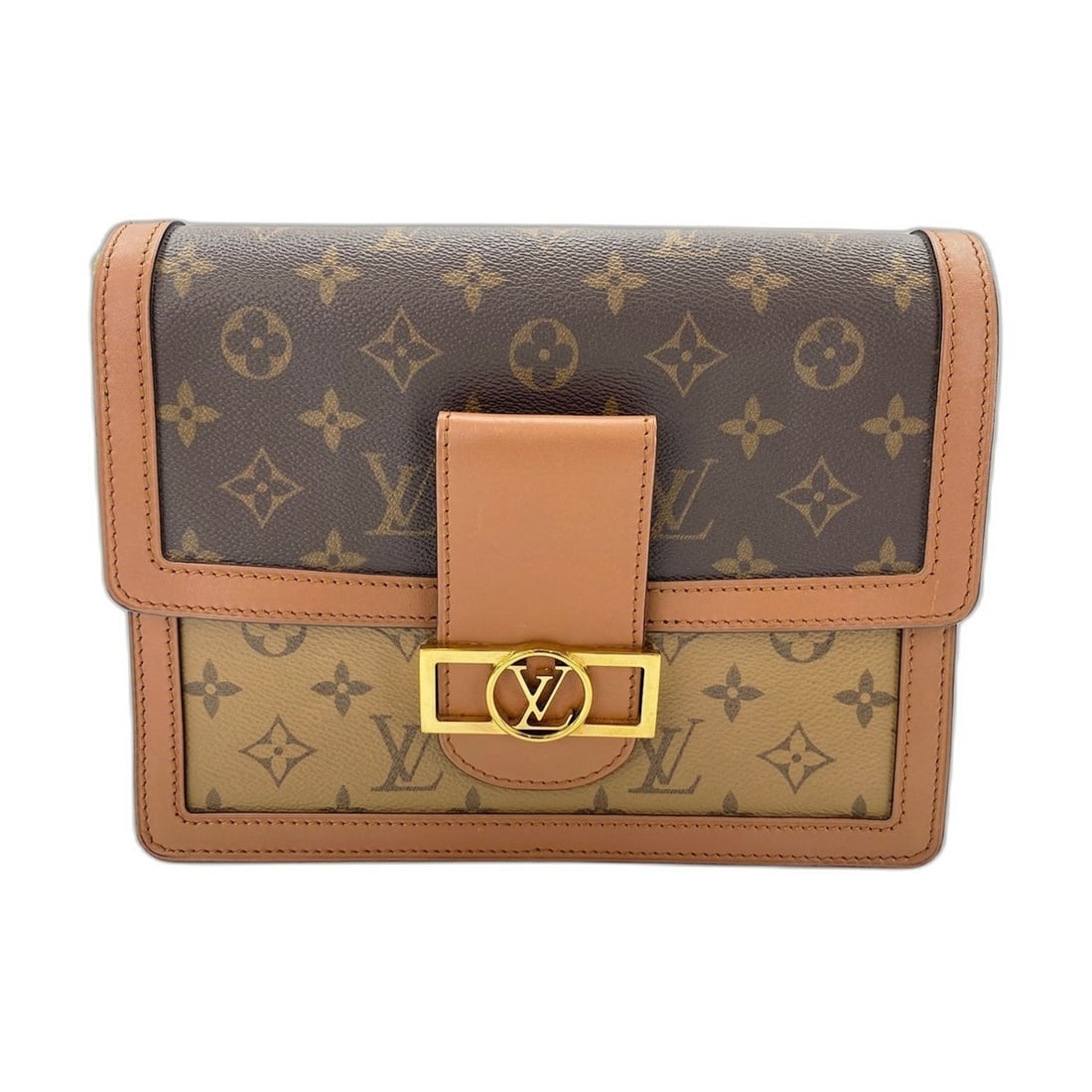 Louis Vuitton Reverse Dauphine MM Shoulder Bag, Brown: --- Catalog ---Category: SizeSize (HxWxD): 20cm x 25cm x 8cm / 7.87'' x 9.84'' x 3.14''Category: DesignType: Shoulder bagColor: BrownGender: WomenCategory: GeneralBrand: Louis Vuitton--- Item List ---