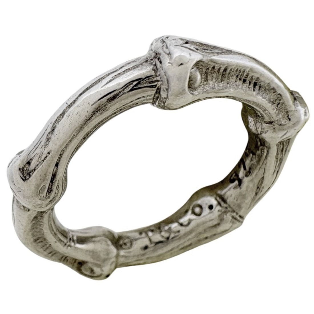 Tiffany & Co. Bamboo Ring (Maximum Size) Sterling Silver 925 Women's: --- Catalog ---Category: SizeJP Size: 8US Size: 4.5Category: DesignColor: SilverGender: WomenMaterial: Silver 925Category: GeneralBrand: Tiffany--- Item List ---Section: ConditionRanking: Rank AB Used