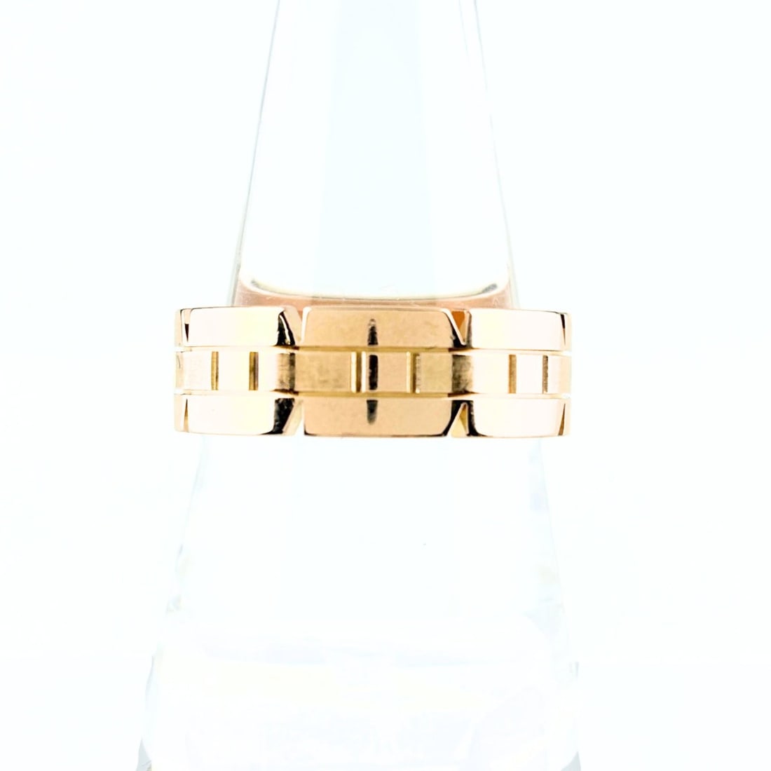 Cartier Tann Française Ring, Pink Gold (PG), 750, Women's Ring: --- Catalog ---Category: SizeJP Size: 20US Size: 10Category: DesignType: Band ringColor: Pink goldGender: WomenMaterial: Pink gold (18K)Category: GeneralBrand: Cartier--- Item List ---Section: Conditi