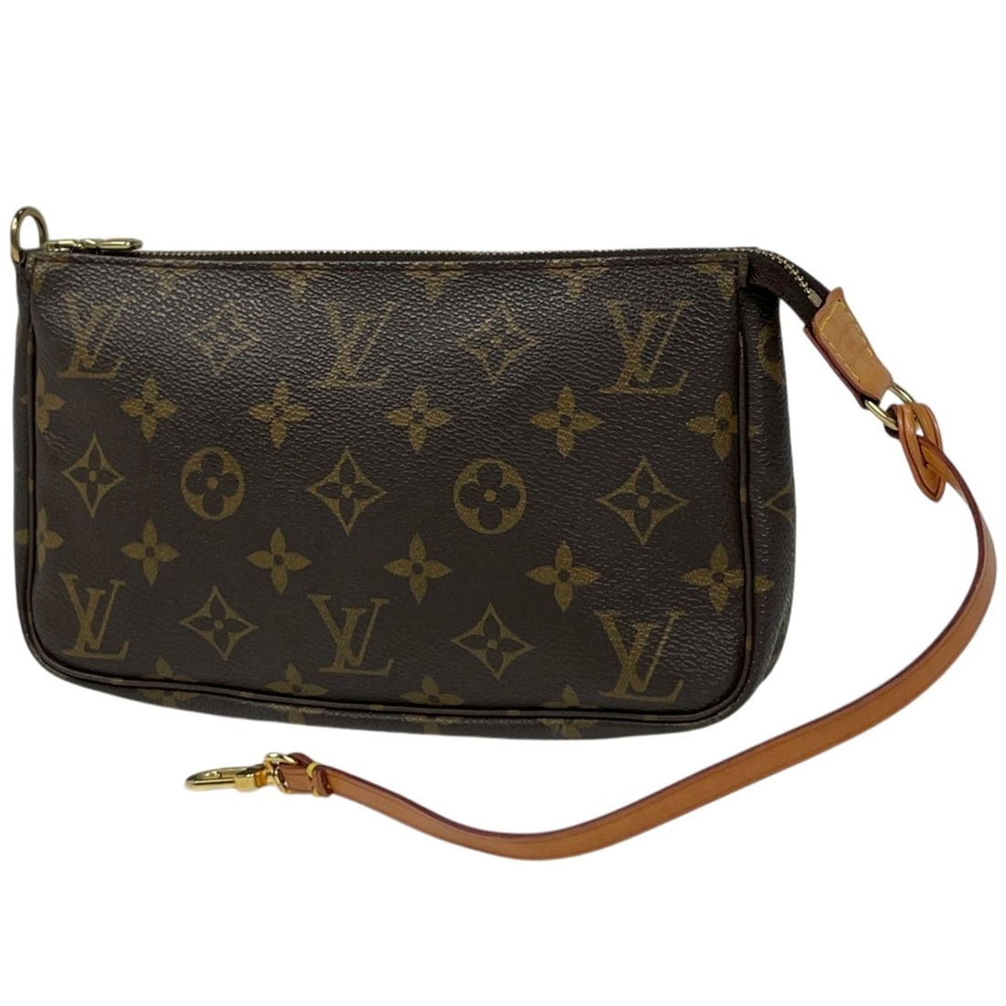 Louis Vuitton Pochette Accessoires Monogram Brown M51980 Women's: --- Catalog ---Category: SizeSize (HxWxD): 12.5cm x 21cm x 3.5cm / 4.92'' x 8.26'' x 1.37''Category: DesignType: PochetteColor: BrownGender: WomenMaterial: Monogram Category: GeneralMPN: M51980Brand: 
