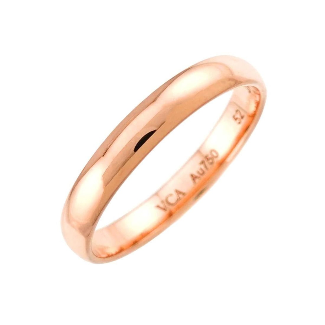 Van Cleef & Arpels Tendrement #52 Ring, 18K PG 750 VCA: --- Catalog ---Category: SizeUS Size: 6.5Brand Size: 52Category: DesignType: Band ringGender: WomenMaterial: Pink gold (18K)Category: GeneralBrand: Van Cleef & Arpels--- Item List ---Section: Conditio
