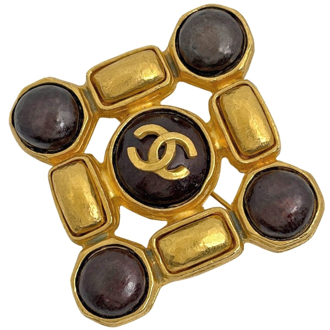 Chanel Coco Mark Brooch, GP Gold, Women's: --- Catalog ---Category: SizeCharm Size: 5.5cm x 5.7cm / 2.17'' x 2.24''Category: DesignType: BroochColor: GoldGender: WomenCategory: GeneralBrand: Chanel--- Item List ---Section: ConditionRanking: Ra