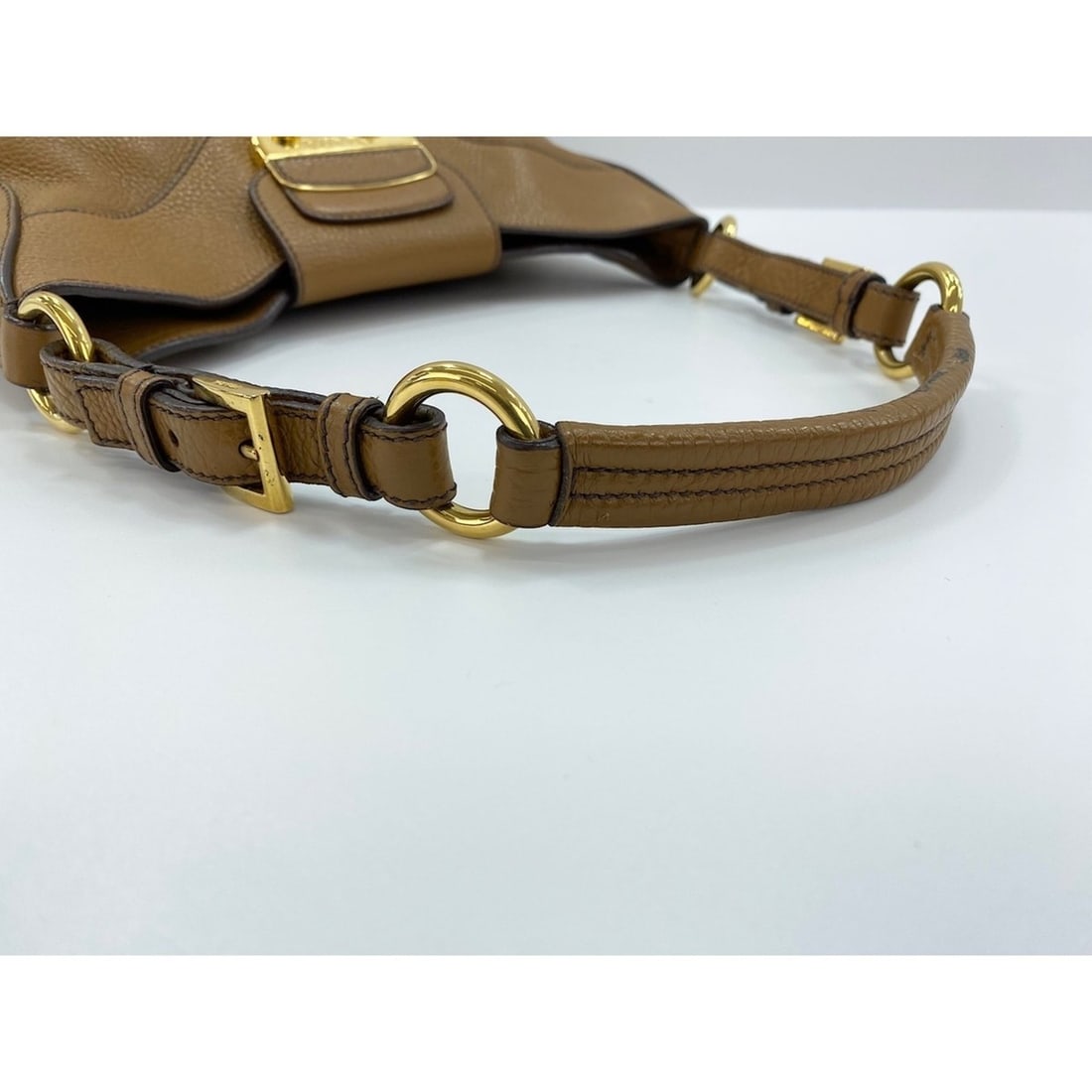Prada shoulder bag, beige - 9