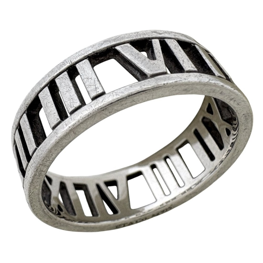 Tiffany & Co. Atlas Ring, Sterling Silver 925, Women's Ring: --- Catalog ---Category: SizeJP Size: 18.5US Size: 9Category: DesignType: Band ringColor: SilverGender: MenMaterial: Silver 925Category: GeneralBrand: Tiffany--- Item List ---Section: ConditionRanking