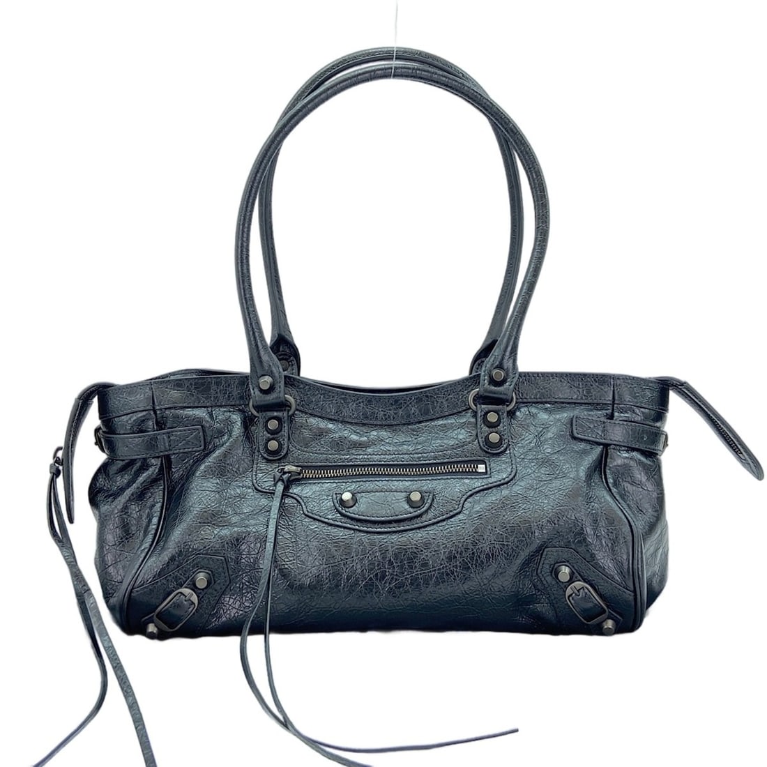 Balenciaga Le City East-West Handbag, Black: --- Catalog ---Category: SizeSize (HxWxD): 18cm x 40cm x 15cm / 7.08'' x 15.74'' x 5.9''Category: DesignType: HandbagColor: BlackGender: WomenCategory: GeneralBrand: BalenciagaCountry of Origin: Franc