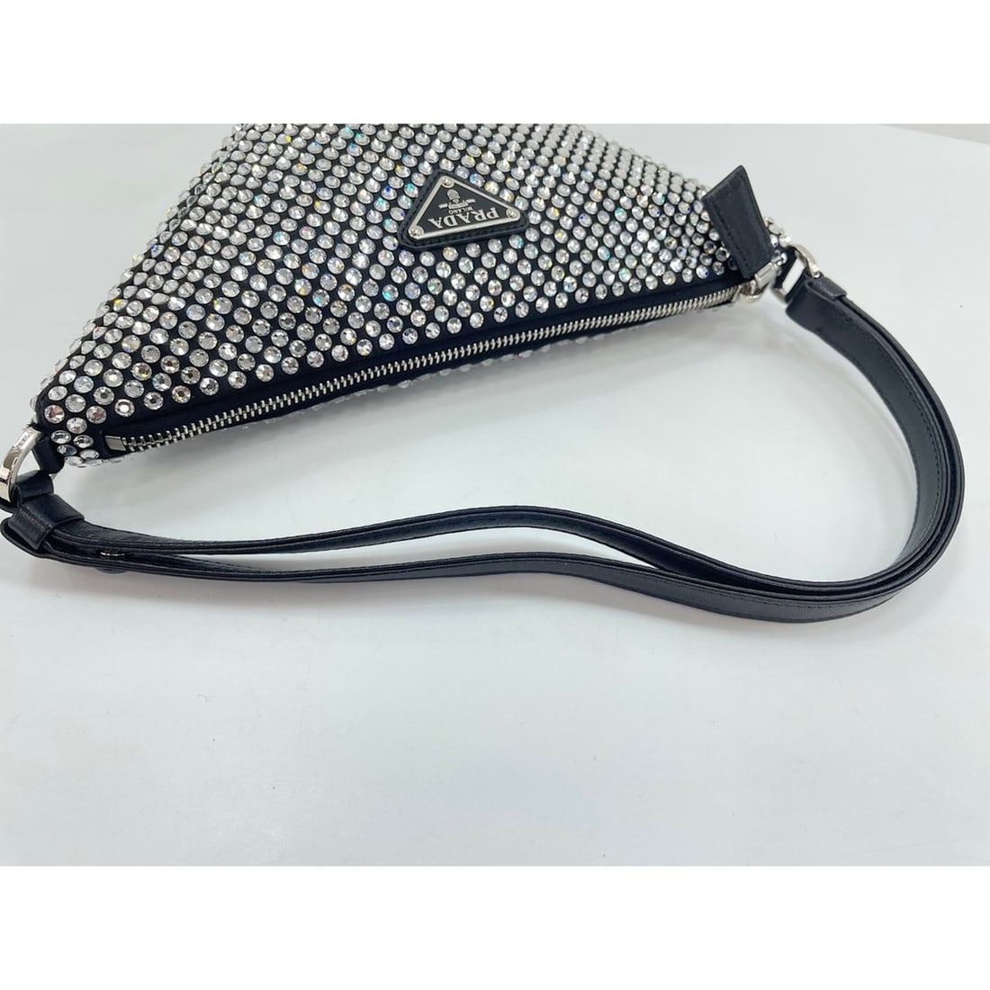 Prada shoulder bag, silver - 10