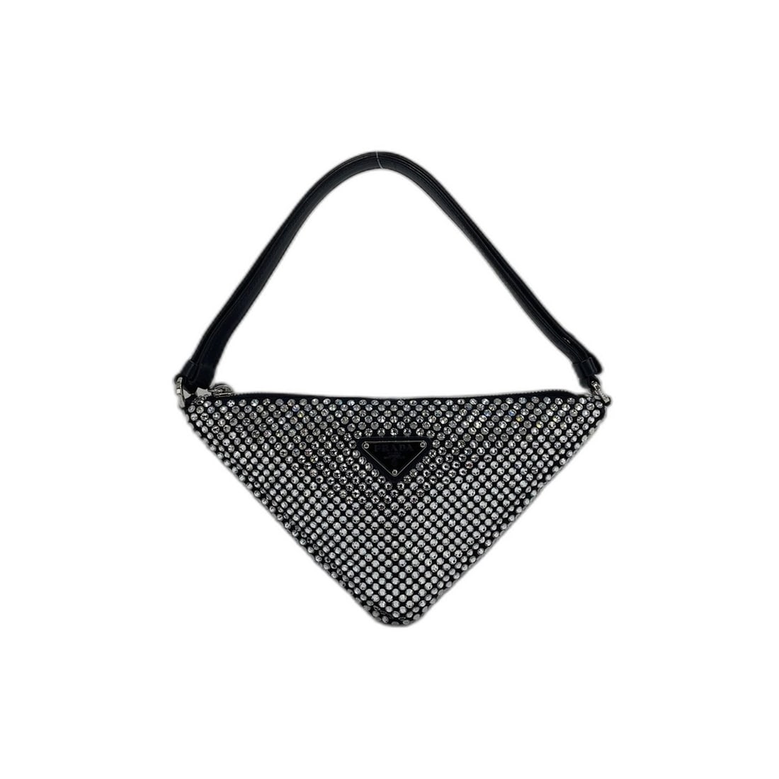 Prada shoulder bag, silver: --- Catalog ---Category: SizeSize (HxWxD): 14cm x 24cm x 5cm / 5.51'' x 9.44'' x 1.96''Category: DesignType: Shoulder bagColor: SilverGender: WomenCategory: GeneralBrand: PradaCountry of Origin: