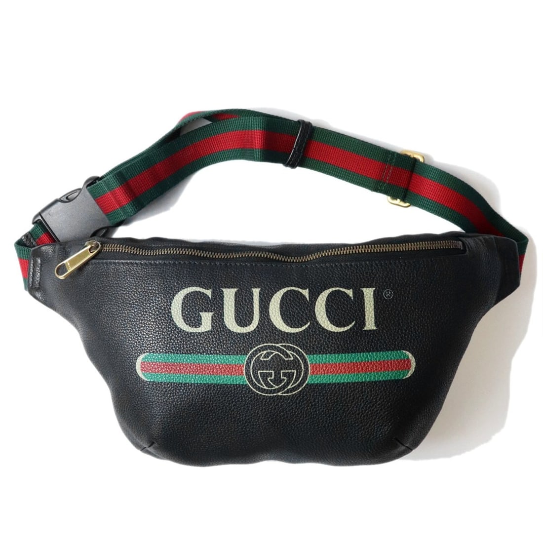 GUCCI 530412 Body Bag, Sherry Line, Large, Leather, Black, Men's & Women's: --- Catalog ---Category: SizeSize (HxWxD): 20cm x 30cm x 6cm / 7.87'' x 11.81'' x 2.36''Category: DesignType: Fanny packColor: BlackGender: Men,WomenMaterial: Leather Category: GeneralMPN: 530412Brand