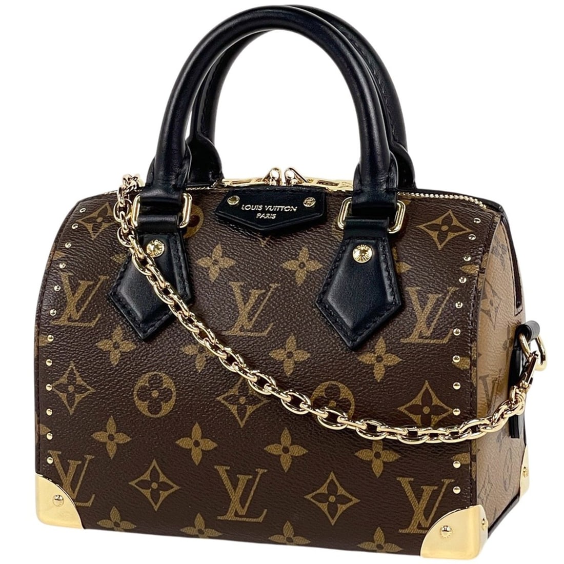 Louis Vuitton Speedy Trunk 20 2-Way Monogram Brown M13146 Women's Bag: --- Catalog ---Category: SizeSize (HxWxD): 13.5cm x 20.5cm x 11.5cm / 5.31'' x 8.07'' x 4.52''Category: DesignType: Handbag, Shoulder bagColor: Brown, MonogramGender: WomenMaterial: Monogram Category: