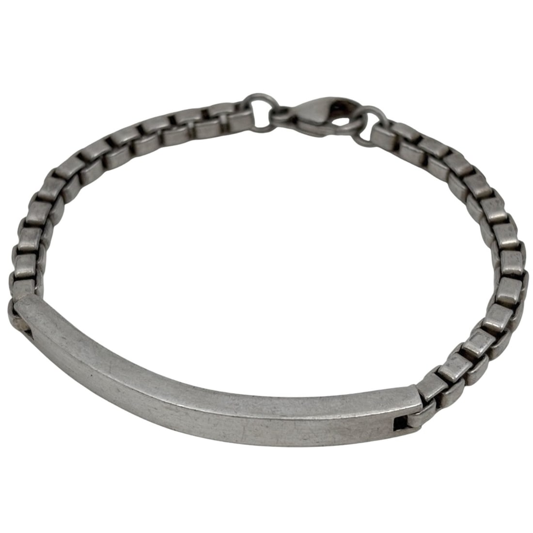 Tiffany & Co. Venetian Link ID Bracelet, Sterling Silver 925, Silver, Women's: --- Catalog ---Category: SizeLength: 17cm / 6.69''Category: DesignType: Identification braceletColor: SilverGender: WomenMaterial: Silver 925Category: GeneralBrand: Tiffany--- Item List ---Section: Co