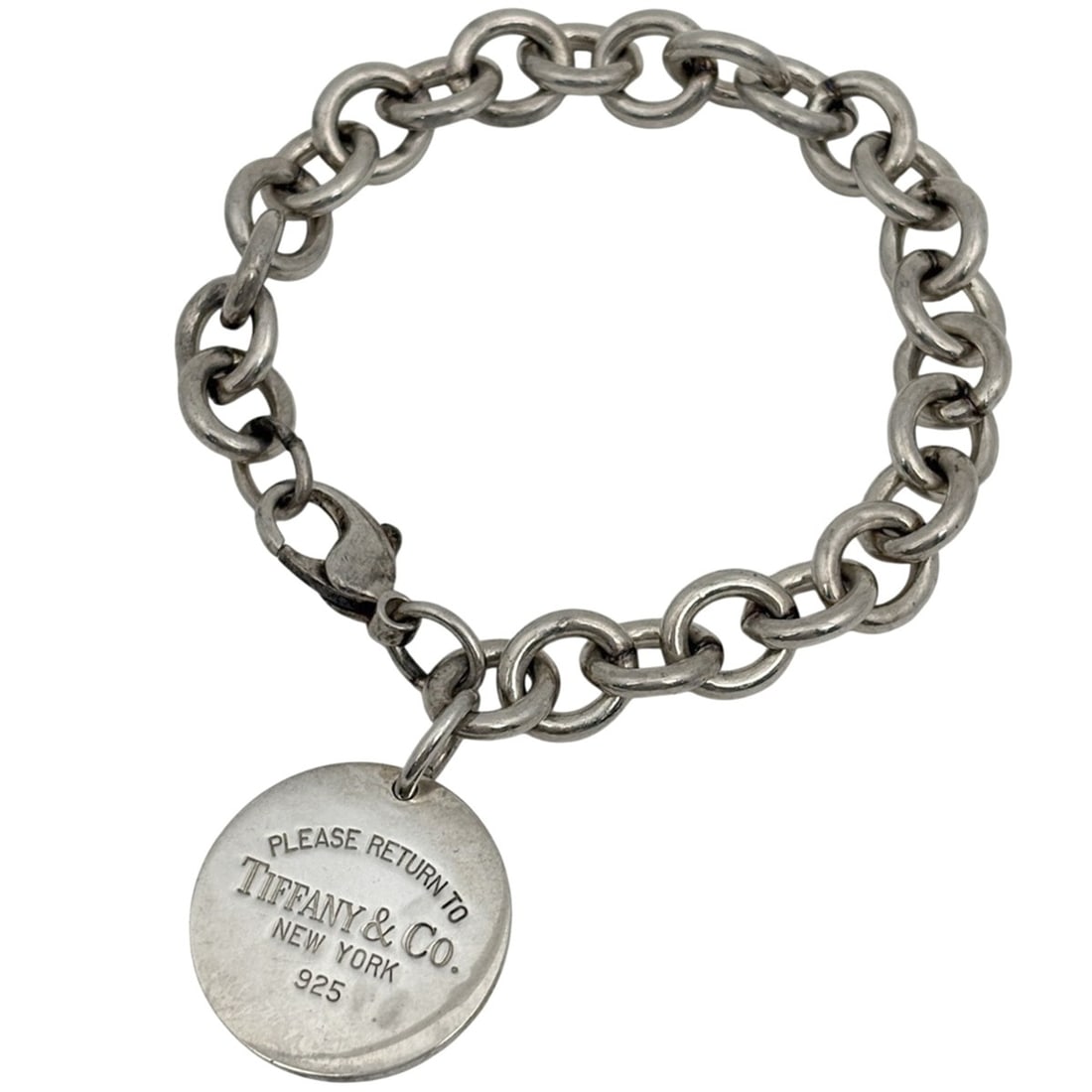 Tiffany & Co. Return to Bracelet, Sterling Silver 925, Silver, Women's: --- Catalog ---Category: SizeLength: 18.5cm / 7.28''Category: DesignType: Charm braceletColor: SilverGender: WomenMaterial: Silver 925Category: GeneralBrand: Tiffany--- Item List ---Section: Condition