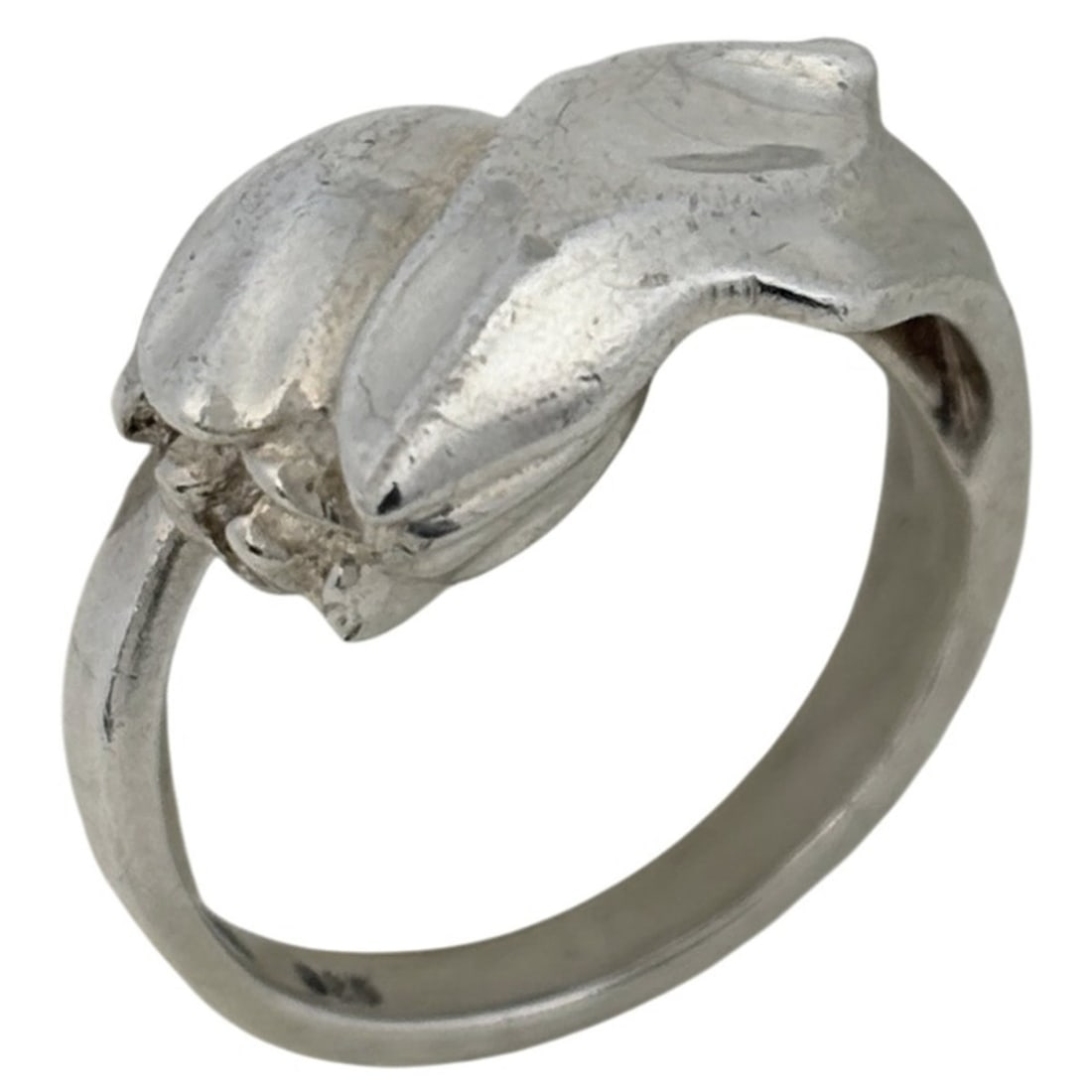 Tiffany & Co. Tulip Ring, Sterling Silver 925, Women's Ring: --- Catalog ---Category: SizeJP Size: 10US Size: 5.5Category: DesignColor: SilverGender: WomenMaterial: Silver 925Category: GeneralBrand: Tiffany--- Item List ---Section: ConditionRanking: Rank AB Use