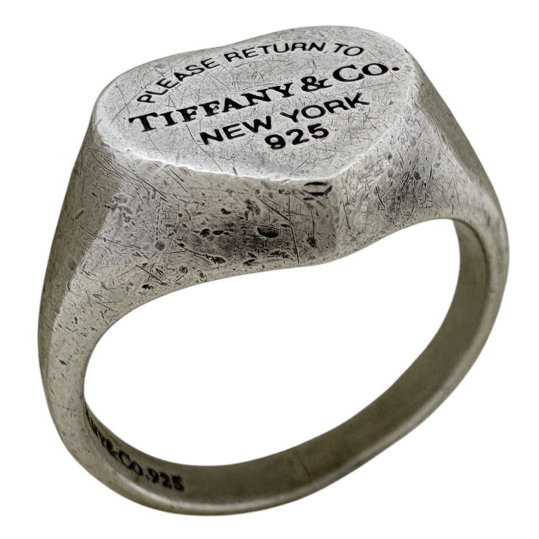 Tiffany & Co. Return to Heart Ring, Sterling Silver 925, Women's Ring: --- Catalog ---Category: SizeJP Size: 8.5US Size: 4.5Category: DesignType: Band ringGender: WomenMaterial: Silver 925Category: GeneralBrand: Tiffany--- Item List ---Section: ConditionRanking: Rank B U