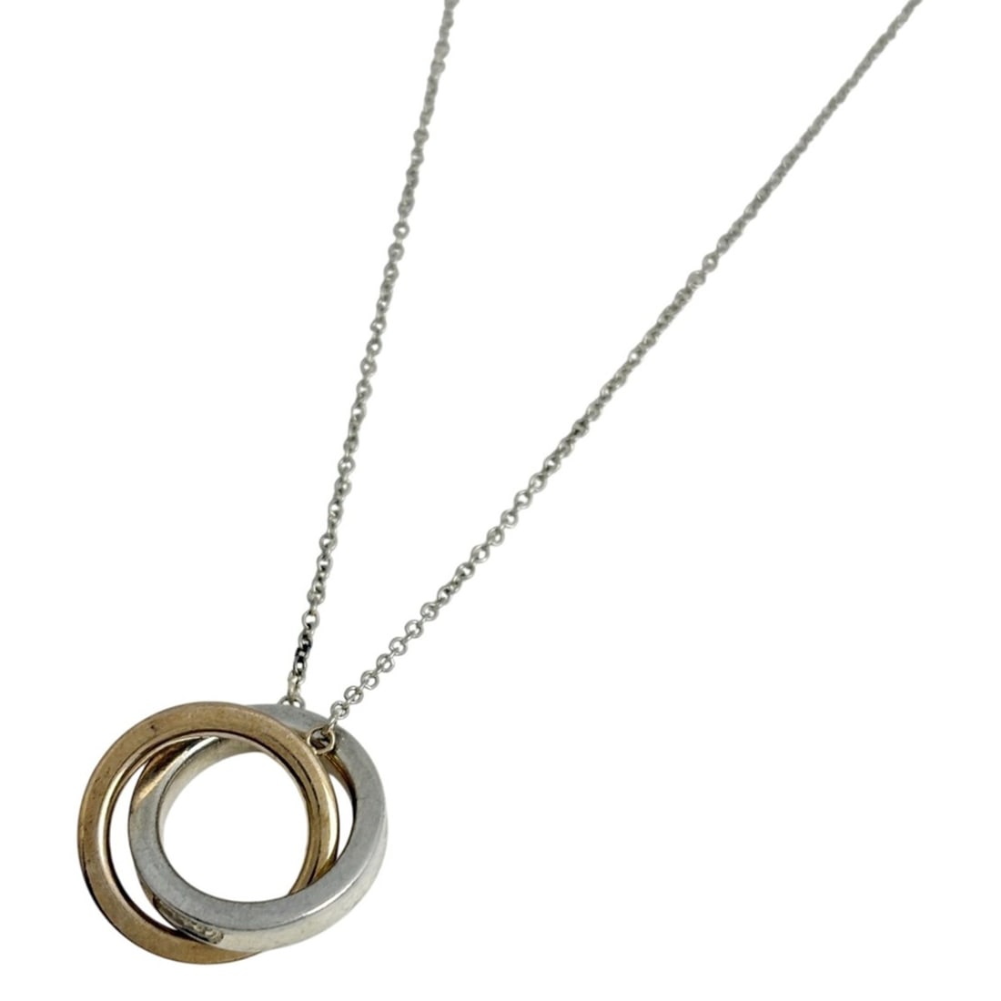 Tiffany & Co. Interlocking Circle Necklace 1837 Sterling Silver 925 Metal Women's: --- Catalog ---Category: SizeNeck Circumference: 38 cm / 14.96''Category: DesignColor: SilverGender: WomenMaterial: Metal, Silver 925Necklace Type: NecklaceCategory: GeneralBrand: Tiffany--- Item List