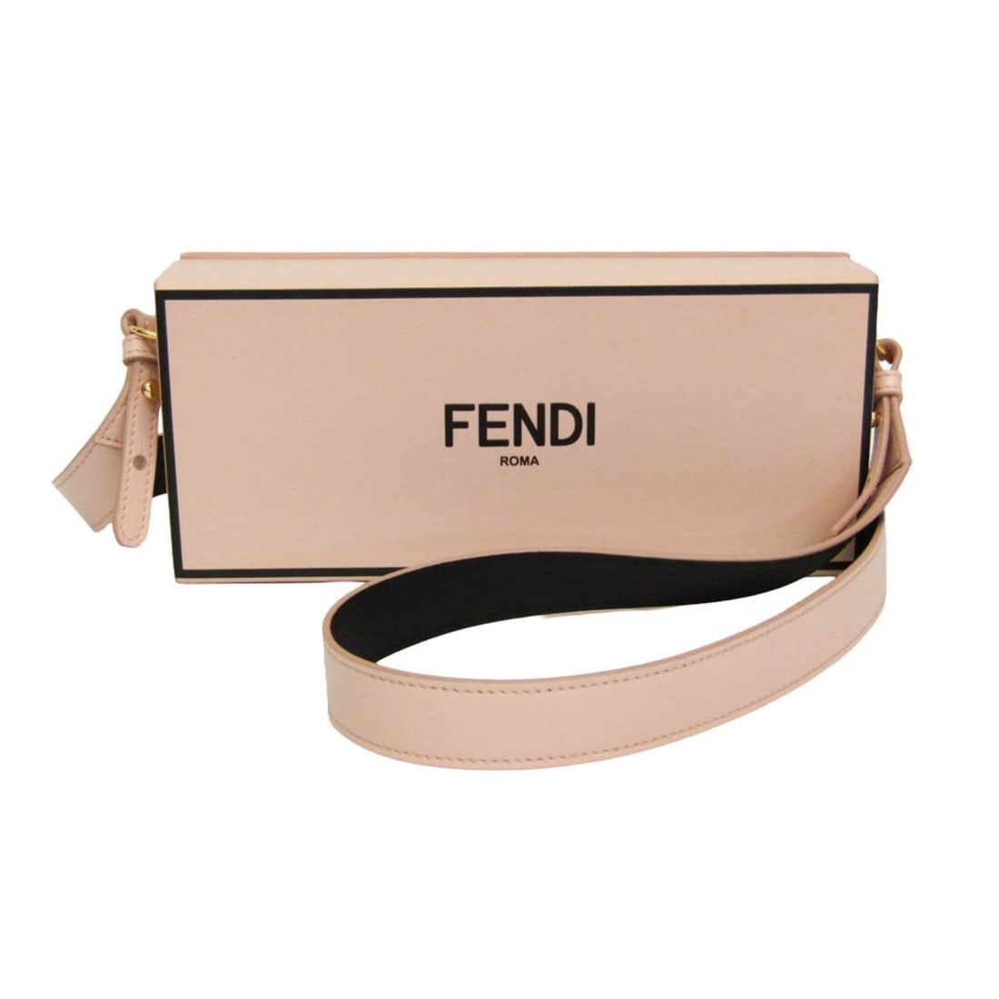 Fendi Box Horizontal 8BT340 Women's Leather Shoulder Bag Pink: --- Catalog ---Category: SizeSize (HxWxD): 10cm x 23.5cm x 5cm / 3.93'' x 9.25'' x 1.96''Strap Length: 108cm - 110cm / 42.51'' - 43.3''Category: DesignType: Shoulder bagColor: PinkGender: WomenClosure