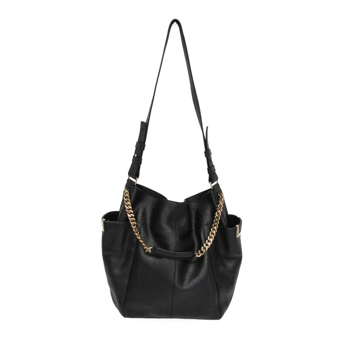 Jimmy Choo Anna Women's Leather Shoulder Bag Black (1 of 18)