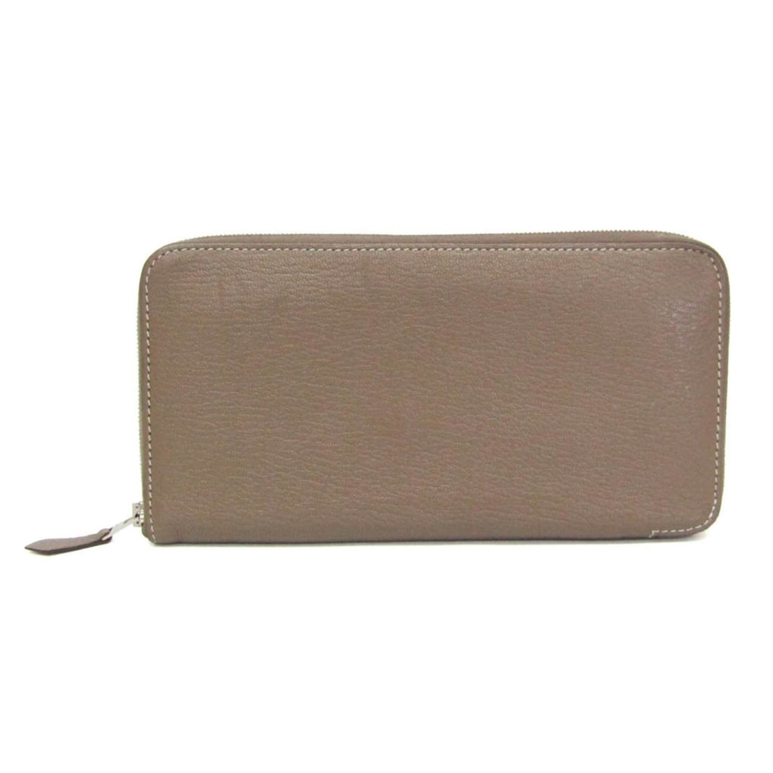 Hermes Asap Long Women,Men Chevre Leather Long Wallet (bi-fold) Etoupe Gray: --- Catalog ---Category: SizeSize (HxWxD): 10.5cm x 20cm x 2cm / 4.13'' x 7.87'' x 0.78''Category: DesignType: Long wallet (bi-fold)Color: Etoupe grayGender: Women,MenClosure: ZipperMaterial: Chevre l
