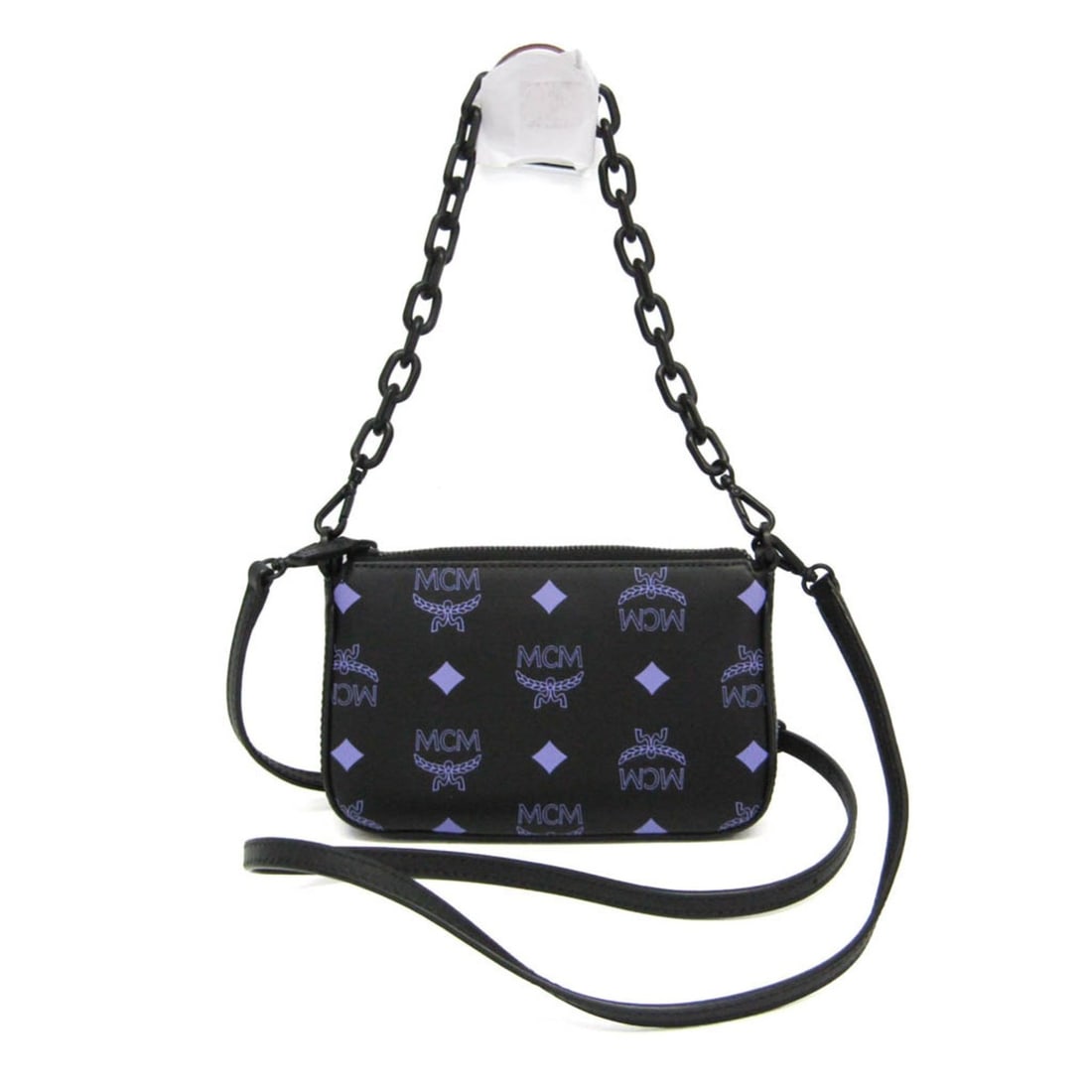 MCM Color Splash Visetos Mini Pouch MYZCSSX01U4001 Women's Leather Handbag,Shoulder Bag Black,Purple: --- Catalog ---Category: SizeSize (HxWxD): 11cm x 17cm x 3cm / 4.33'' x 6.69'' x 1.18''Strap Length: 101cm - 124cm / 39.76'' - 48.81''Handle Length: 41cm / 16.14''Category: DesignType: Handbag, Should