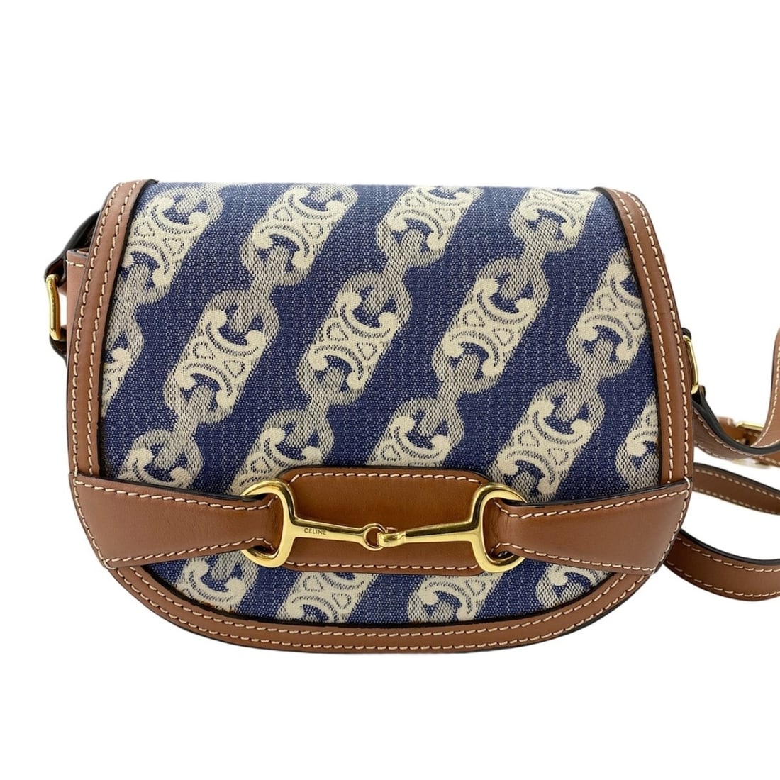 Celine Small Maillon Shoulder Bag, Blue: --- Catalog ---Category: SizeSize (HxWxD): 14cm x 17cm x 5cm / 5.51'' x 6.69'' x 1.96''Category: DesignType: Shoulder bagColor: BlueGender: WomenCategory: GeneralBrand: Celine--- Item List ---Section: