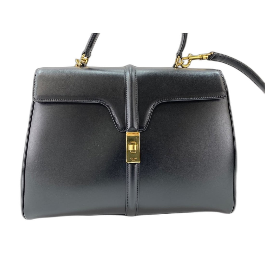 Celine CELINE 2WAY 16-inch Handbag, Black: --- Catalog ---Category: SizeSize (HxWxD): 22cm x 32cm x 12cm / 8.66'' x 12.59'' x 4.72''Category: DesignType: HandbagColor: BlackGender: WomenCategory: GeneralBrand: CelineCountry of Origin: Italy---