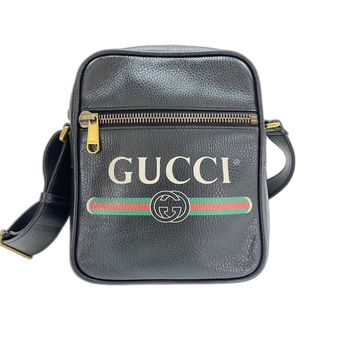 Gucci shoulder bag, black: --- Catalog ---Category: SizeSize (HxWxD): 25cm x 20cm x 7cm / 9.84'' x 7.87'' x 2.75''Category: DesignType: Shoulder bagColor: BlackGender: WomenCategory: GeneralBrand: GucciCountry of Origin: Italy-