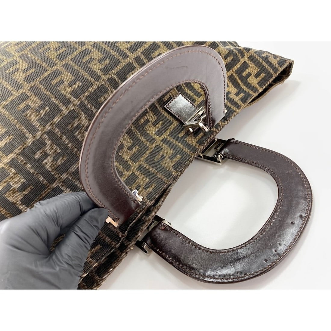 Fendi handbag, brown - 11