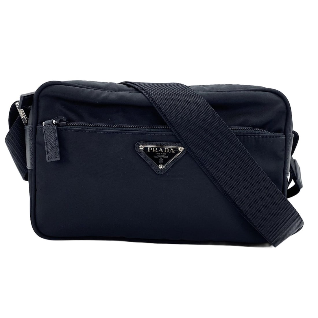 Prada PRADA Shoulder Bag Black: --- Catalog ---Category: SizeSize (HxWxD): 14cm x 25cm x 6cm / 5.51'' x 9.84'' x 2.36''Category: DesignType: Shoulder bagColor: BlackGender: WomenCategory: GeneralBrand: Prada--- Item List ---Section: