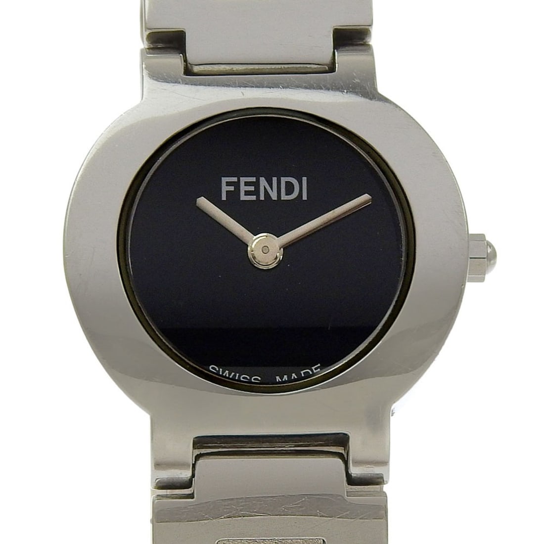 Fendi Olologi Women's Watch, 3050L Stainless Steel, Quartz, Analog, Black Dial.: --- Catalog ---Category: SizeWrist Size: 15cm / 5.9''Case Diameter: 24mm / 0.94''Category: DesignType: WristwatchGender: WomenColor (Dial): BlackMaterial (Band): Stainless steelMaterial (Case): Stainl