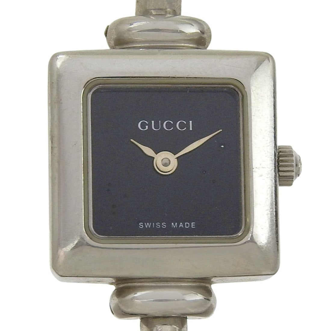 Gucci 1900L Stainless Steel Quartz Analog Watch with Black Dial for Women: --- Catalog ---Category: SizeWrist Size: 16.5cm / 6.49''Case Diameter: 19mm / 0.75''Category: DesignType: WristwatchGender: WomenColor (Dial): BlackMaterial (Band): Stainless steelMaterial (Case): Sta