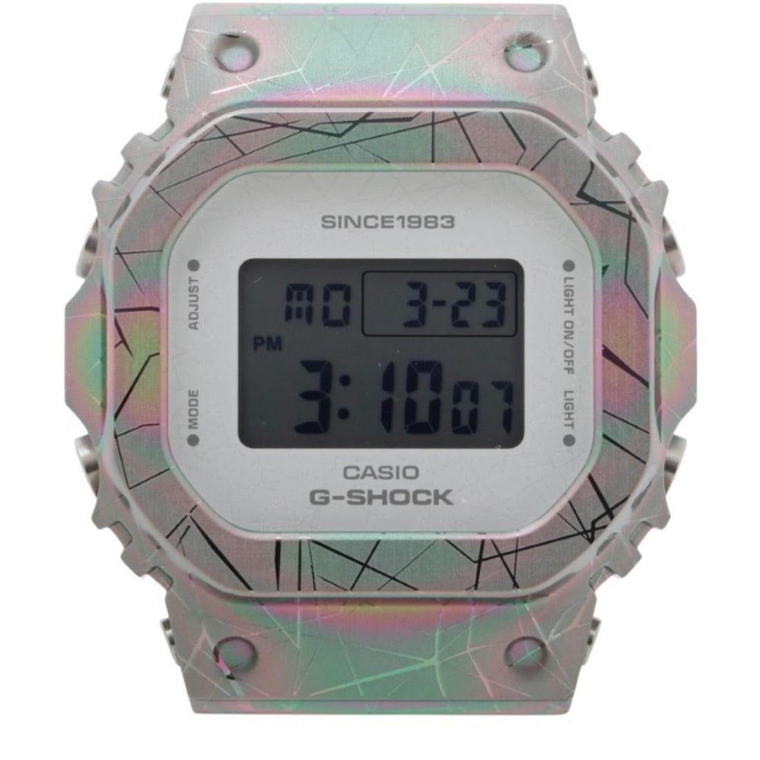 CASIO G-SHOCK GM-S5640GEM-7JR Rainbow Skeleton Women's Watch 40th Anniversary Adventurer’s Stone: --- Catalog ---Category: SizeWrist Size: 14.5cm - 20cm / 5.7'' - 7.87''Case Diameter: 38.4mm / 1.51''Category: DesignType: WristwatchGender: WomenMaterial (Case): Stainless steelCategory: GeneralMPN: 