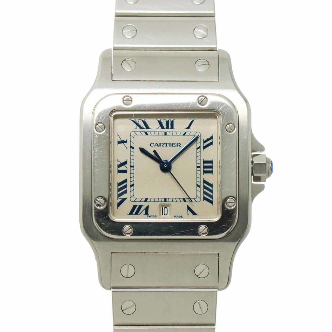 Cartier Santos Galbee LM W20018D6 Men's Watch, Date, Quartz Watch (1 of 7)