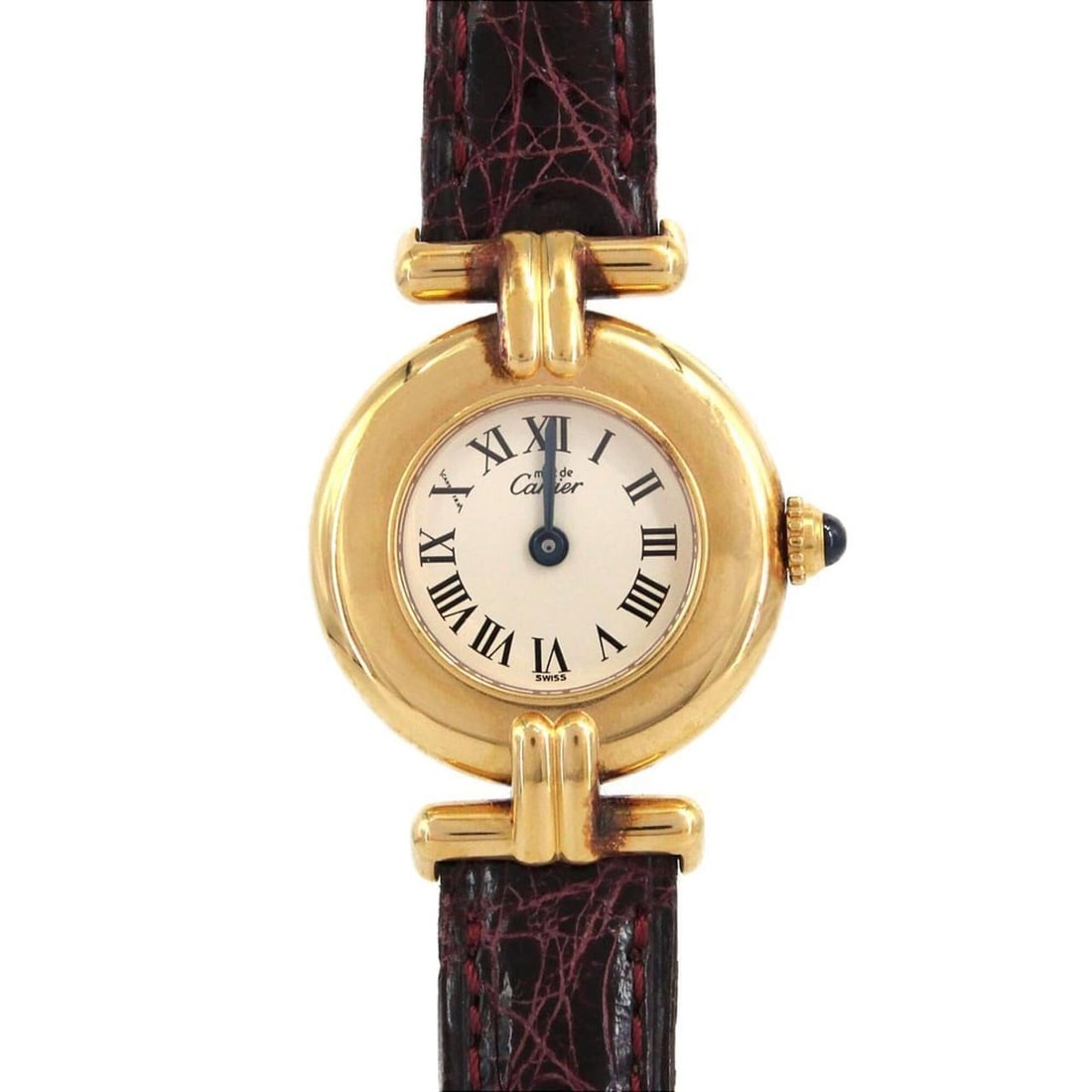 Cartier Must Colisée SM GP W1000653 Quartz Watch: --- Catalog ---Category: SizeCase Diameter: 24mm / 0.94''Category: DesignType: WristwatchGender: WomenColor (Dial): IvoryMaterial (Case): Gold platedCategory: GeneralMPN: W1000653Brand: CartierCategor