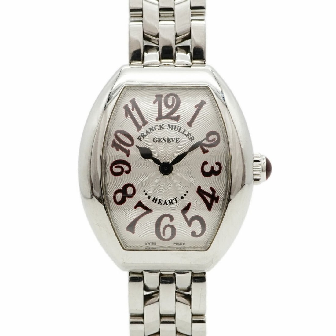 Franck Muller Heart to 5002SJA Silver Dial Women's Watch: --- Catalog ---Category: SizeWrist Size: 15.5cm / 6.1''Case Diameter: 26mm / 1.02''Category: DesignType: WristwatchGender: WomenColor (Dial): SilverMaterial (Band): Stainless steelCategory: GeneralMPN