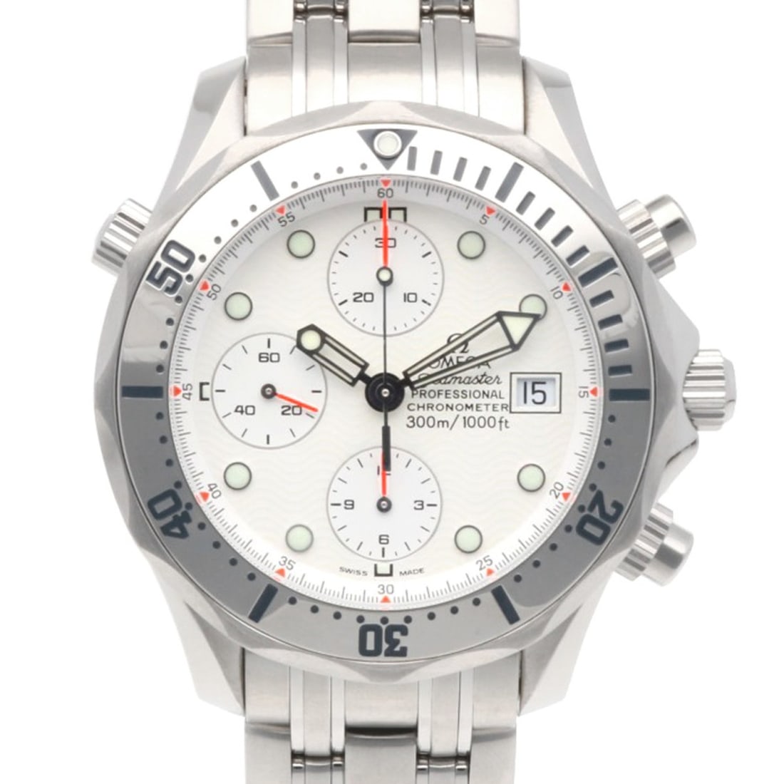 Omega Seamaster Chronograph Watch, Stainless Steel, 25982000, Automatic Winding, Polished, 80238XXX, (1 of 11)