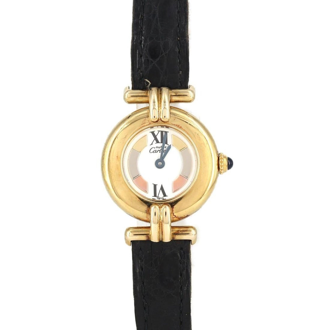 Cartier Must Colisée SM GP W1006654 Quartz Watch: --- Catalog ---Category: SizeCase Diameter: 24mm / 0.94''Category: DesignType: WristwatchGender: WomenColor (Dial): Gold, WhiteMaterial (Case): Gold platedCategory: GeneralMPN: W1006654Brand: CartierC