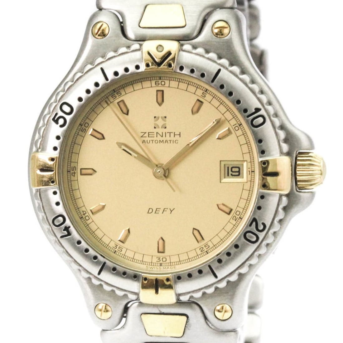 ZENITH Defy Gold Plated Steel Automatic Mens Watch 59.2000.462 Polished (1 of 9)