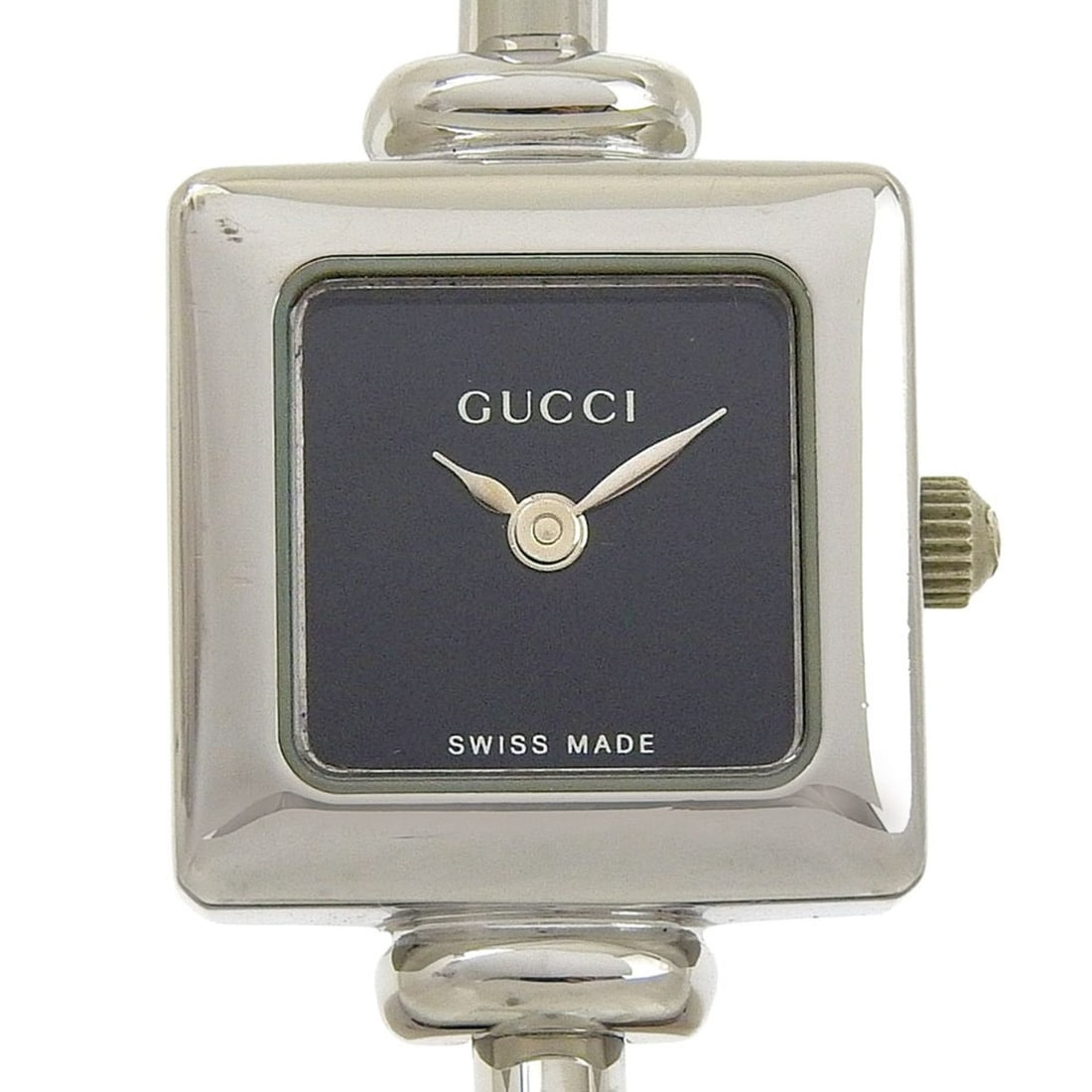 Gucci Women's 1900L Stainless Steel Quartz Analog Watch with Black Dial: --- Catalog ---Category: SizeWrist Size: 17cm / 6.69''Case Diameter: 19mm / 0.75''Category: DesignType: WristwatchGender: WomenColor (Dial): BlackMaterial (Band): Stainless steelMaterial (Case): Stain