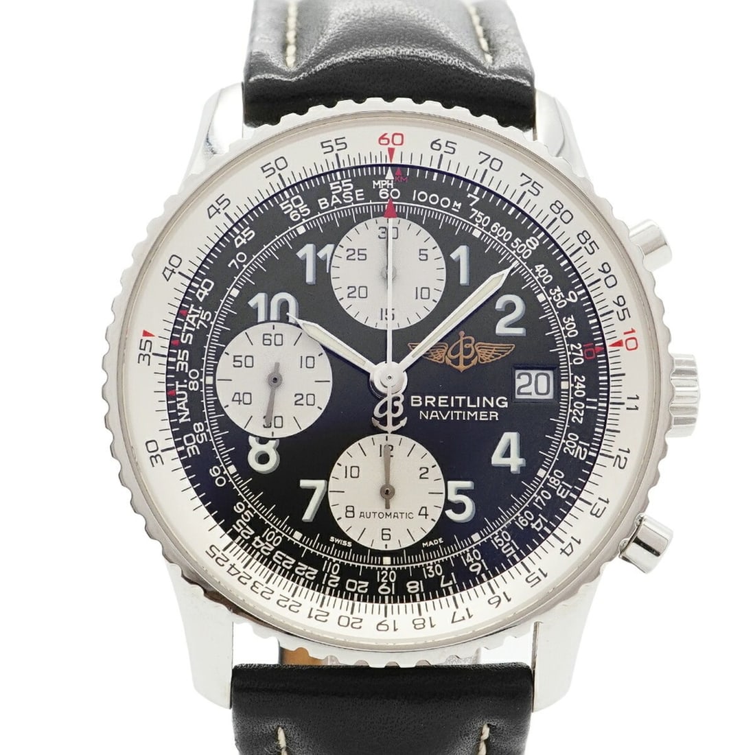 Breitling Old Navitimer A13322 Black Dial Men's Watch (1 of 7)