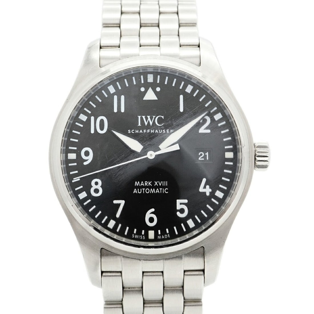 IWC Schaffhausen Pilot IW327011 Men's Black Dial Watch (1 of 11)