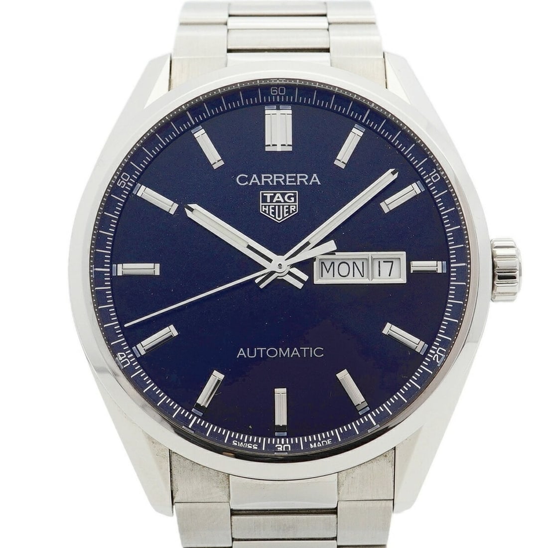 TAG Heuer Carrera WBN2012 Navy Dial Men's Watch: --- Catalog ---Category: SizeWrist Size: 14.5cm / 5.7''Case Diameter: 40.8mm / 1.61''Category: DesignType: WristwatchGender: MenColor (Dial): NavyMaterial (Band): Stainless steelCategory: GeneralMPN: 