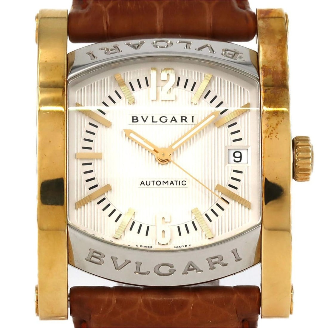 Bvlgari Assioma YG Combi AA44SG AA44C6SGLD SSxYG Automatic Watch: --- Catalog ---Category: SizeCase Diameter: 44mm / 1.73''Category: DesignType: WristwatchGender: MenColor (Dial): SilverMaterial (Case): Stainless steel, Yellow goldCategory: GeneralMPN: AA44SGBrand: 