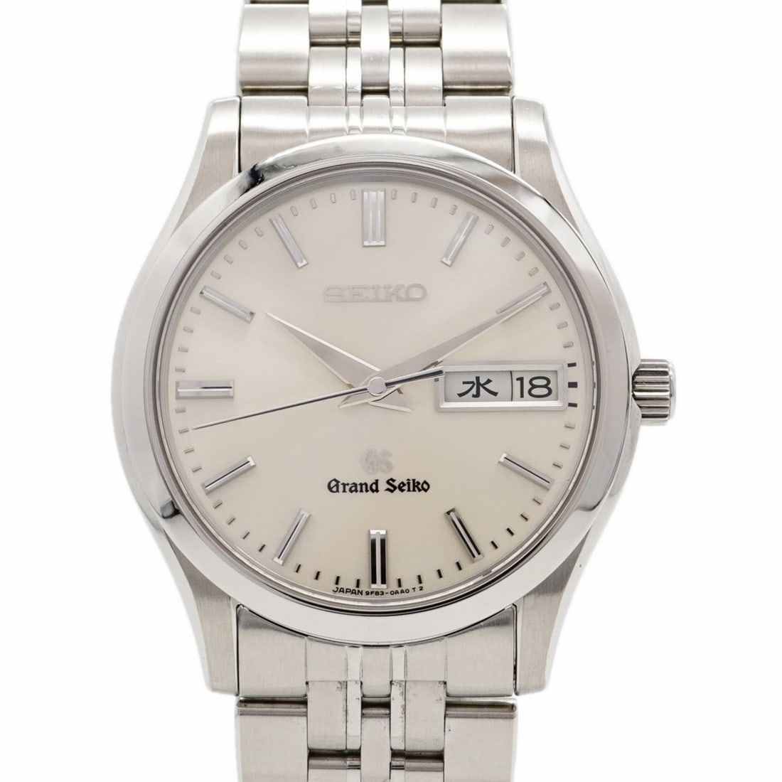 Seiko Grand SBGT015 9F83-0AB0 Silver Dial Men's Watch: --- Catalog ---Category: SizeWrist Size: 18.5cm / 7.28''Case Diameter: 36.9mm / 1.45''Category: DesignType: WristwatchGender: MenColor (Dial): SilverMaterial (Band): Stainless steelCategory: GeneralMP