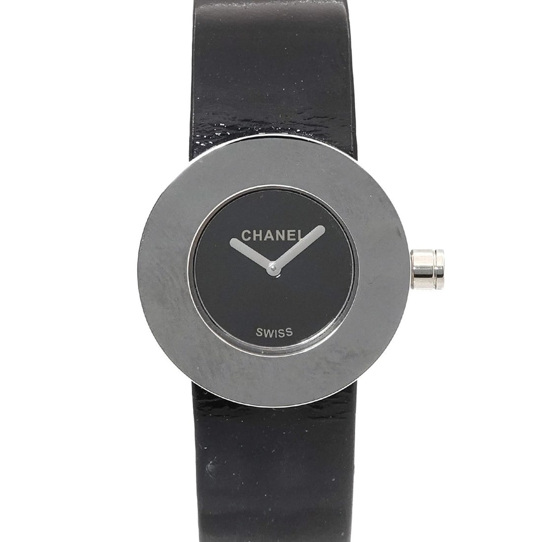 CHANEL La Ronde H0579 Women's Black Quartz Watch: --- Catalog ---Category: SizeWrist Size: 13.5cm - 17cm / 5.31'' - 6.69''Case Diameter: 29mm / 1.14''Category: DesignType: WristwatchGender: WomenColor (Dial): BlackMaterial (Band): Leather, Stainless 