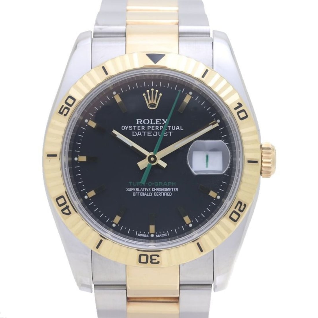 ROLEX Rolex Datejust Turn-O-Graph, Japan Limited Edition (300 pieces), 116263, 18K Yellow Gold xSS,: --- Catalog ---Category: SizeWrist Size: 18.5cm / 7.28''Case Diameter: 36mm / 1.42''Category: DesignType: WristwatchGender: MenColor (Dial): BlackMaterial (Band): Stainless steel, Yellow gold (18K)Mat