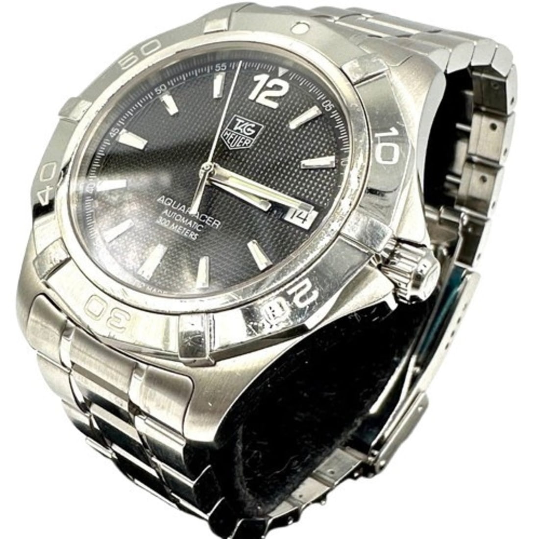TAG Heuer Aquaracer Automatic WAF2110 EEM4537 Watch: --- Catalog ---Category: SizeWrist Size: 17cm / 6.69''Case Diameter: 40mm / 1.57''Category: DesignType: WristwatchGender: MenColor (Dial): BlackMaterial (Band): Stainless steelMaterial (Case): Stainle